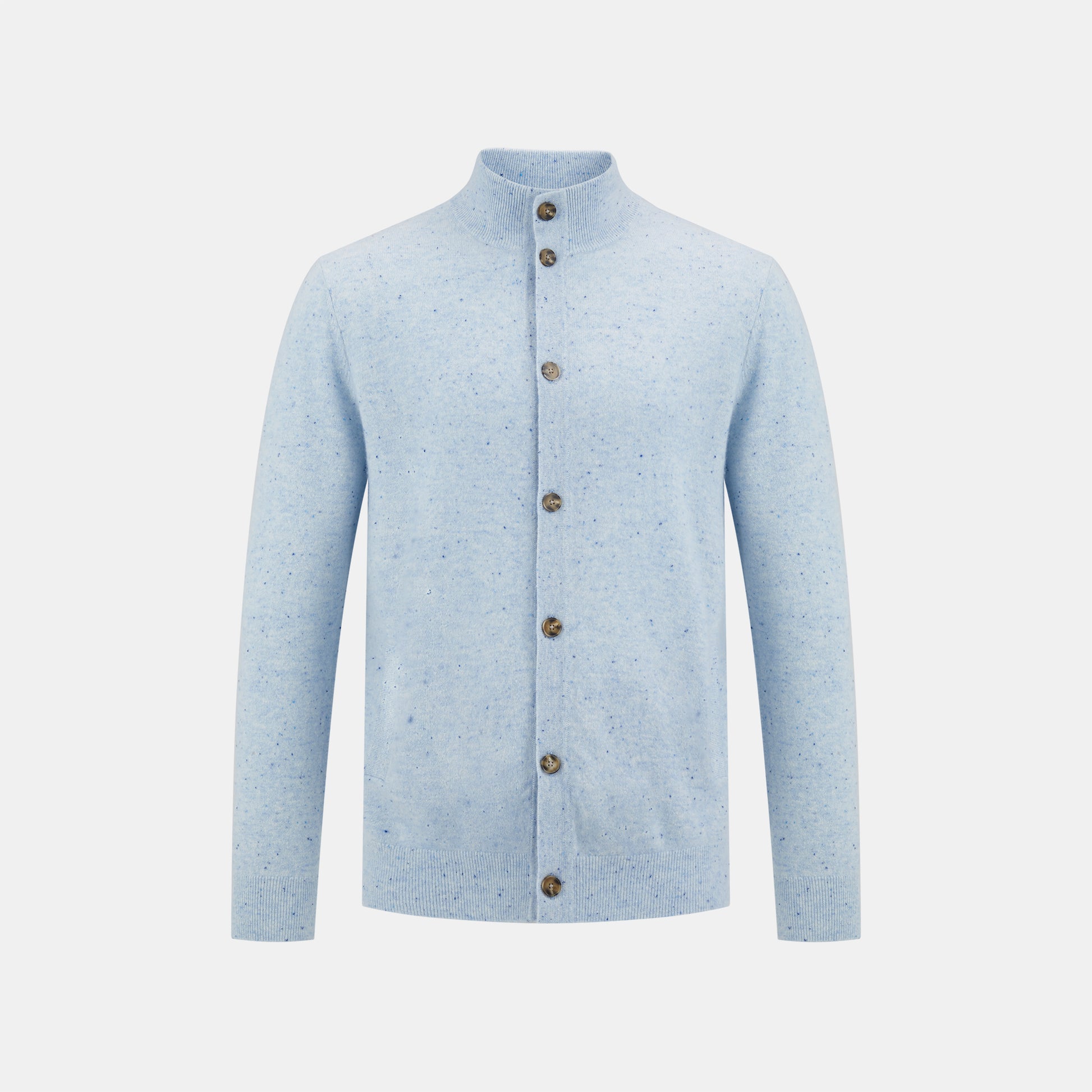 The Cardigan with Buttons - Pale Light Blue
