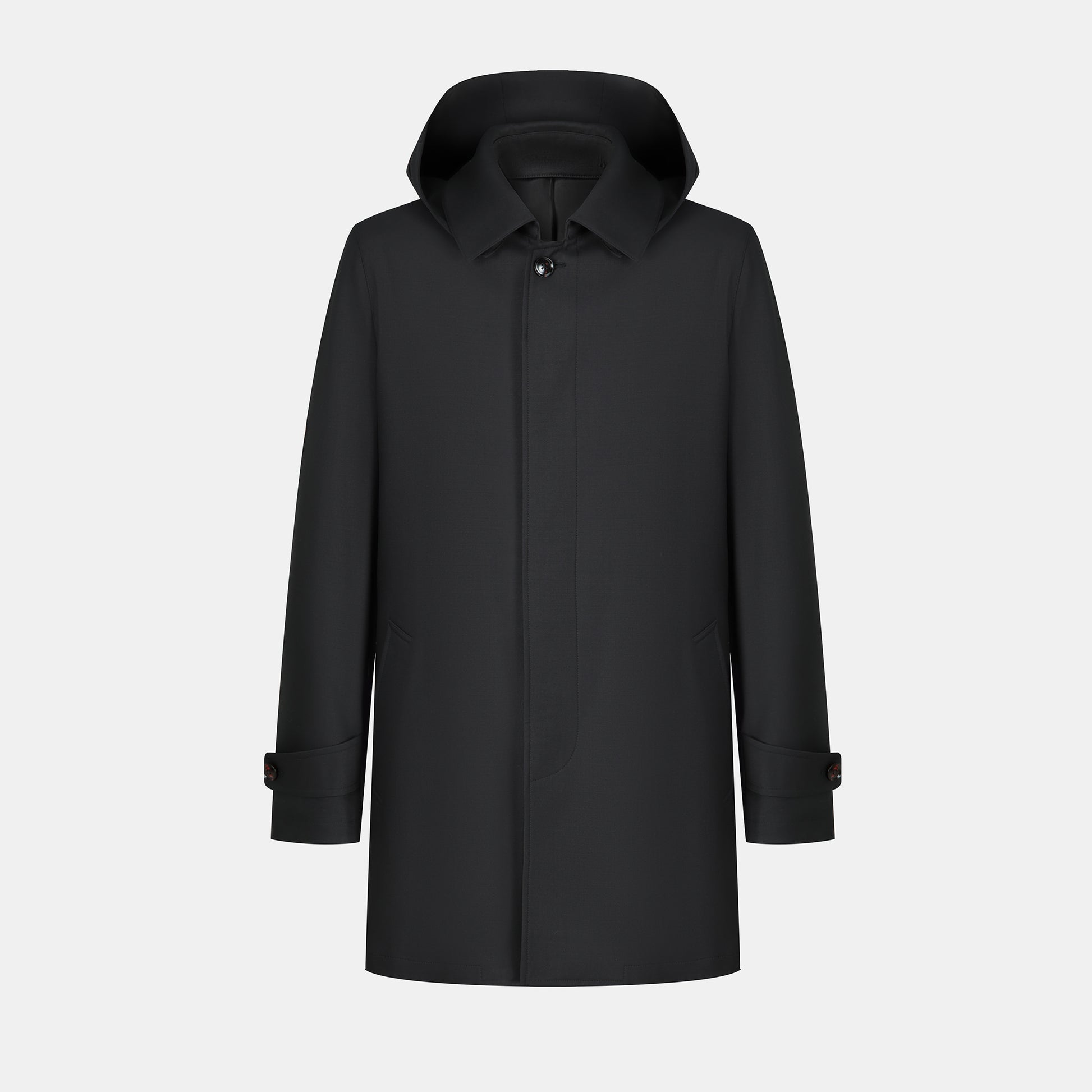 The Luxury Trench - Black Dormeuil Millenial