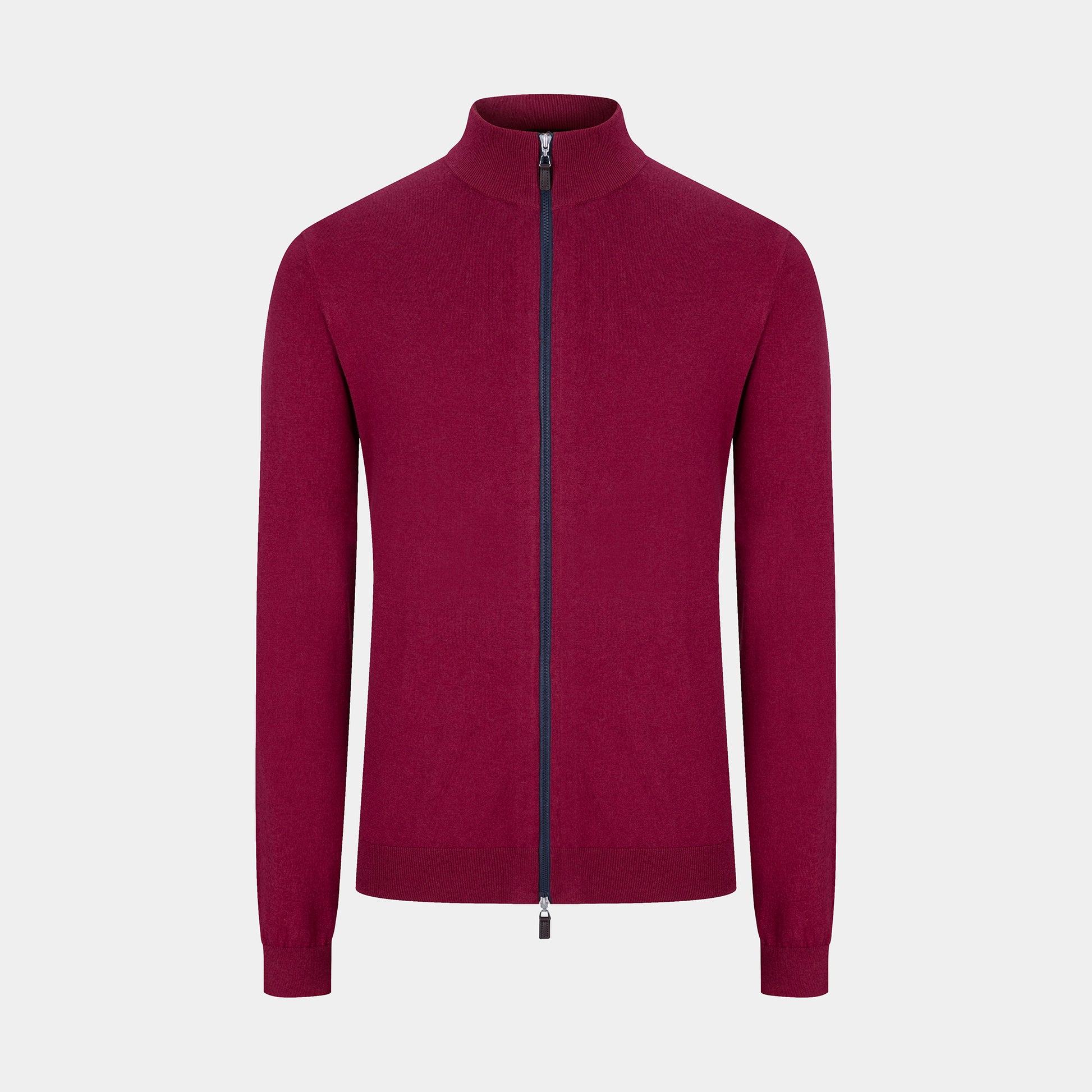 The Zipper Sweater - Burgundy