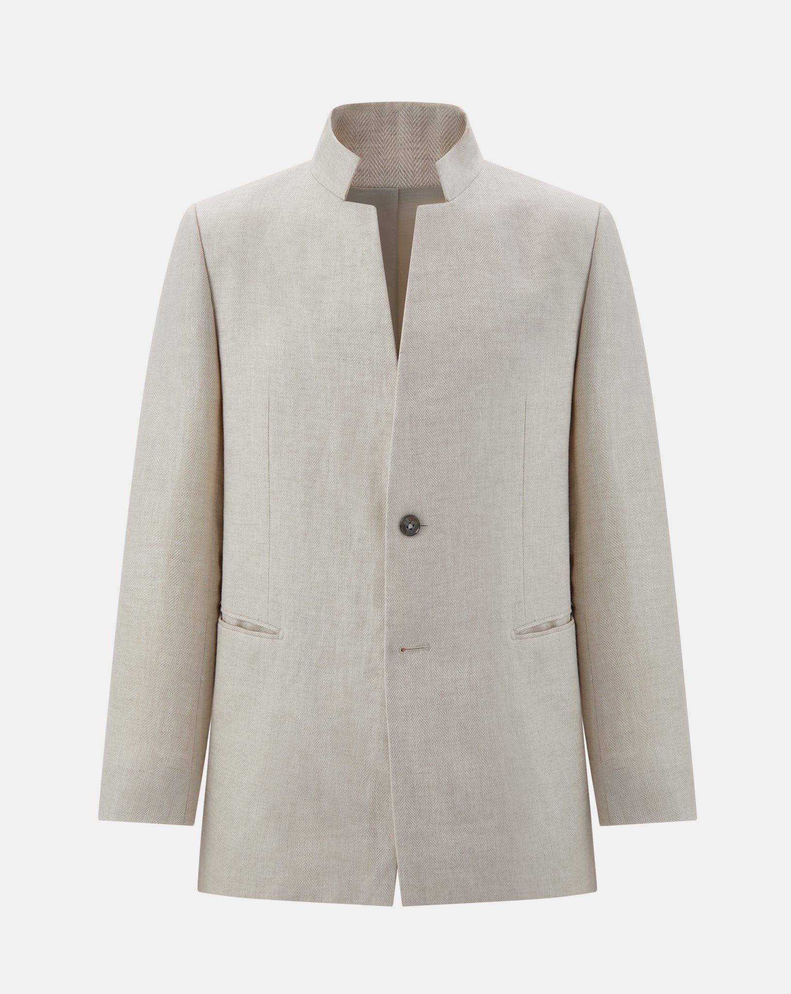The Mao Blazer - Beige