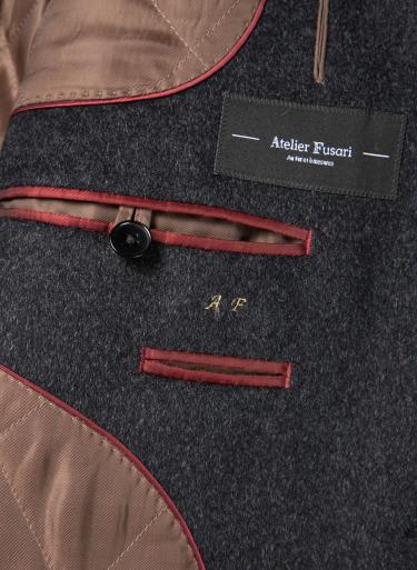 The Notch Coat - Grey Cachemire