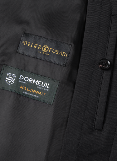 The Luxury Trench - Black Dormeuil Millenial