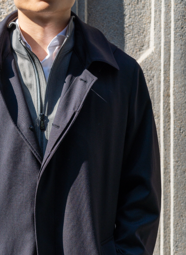 The Luxury Trench - Black Dormeuil Millenial