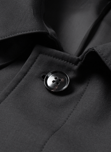 The Luxury Trench - Black Dormeuil Millenial