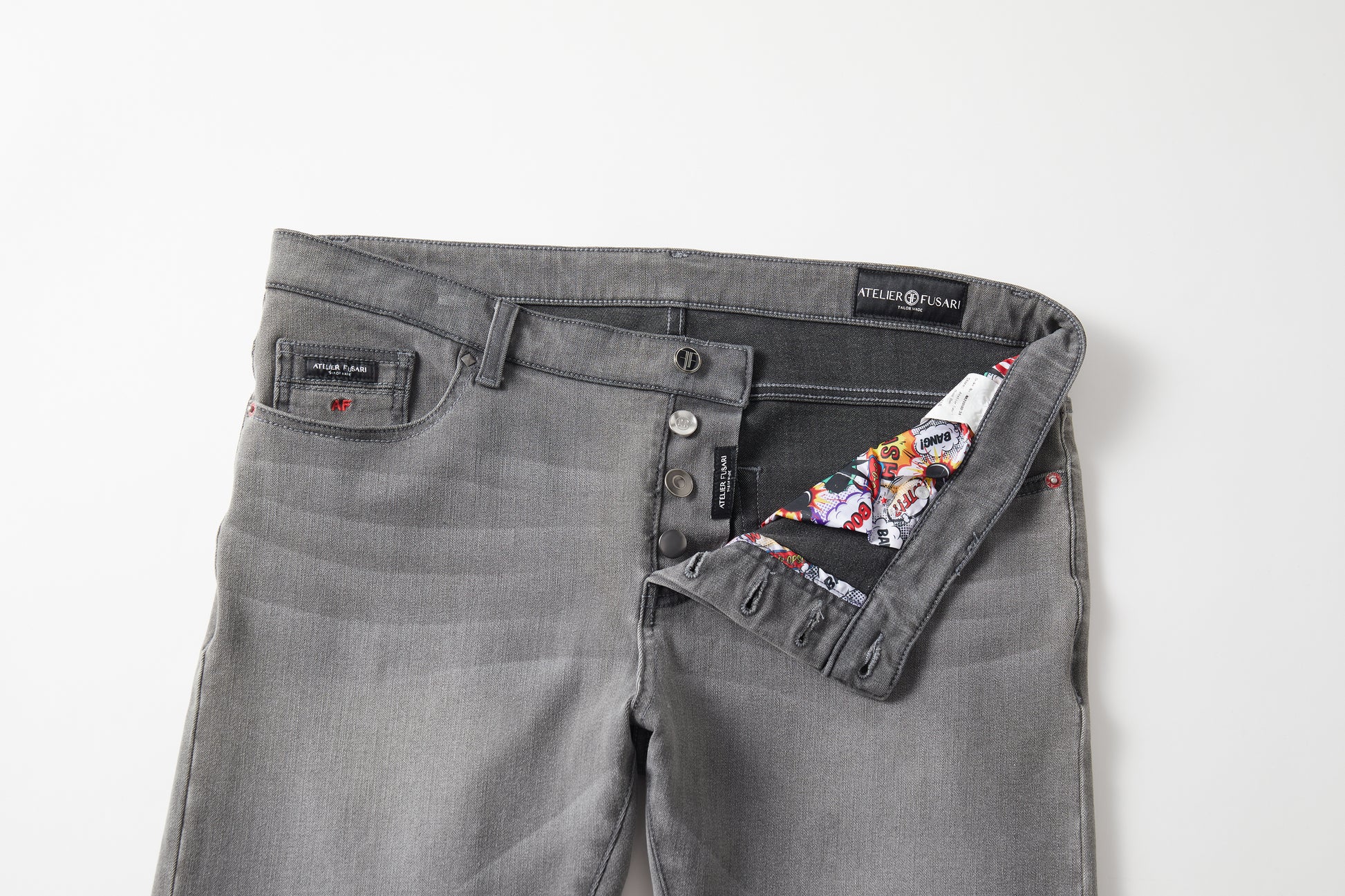 The Jeans - Washed Middle Grey