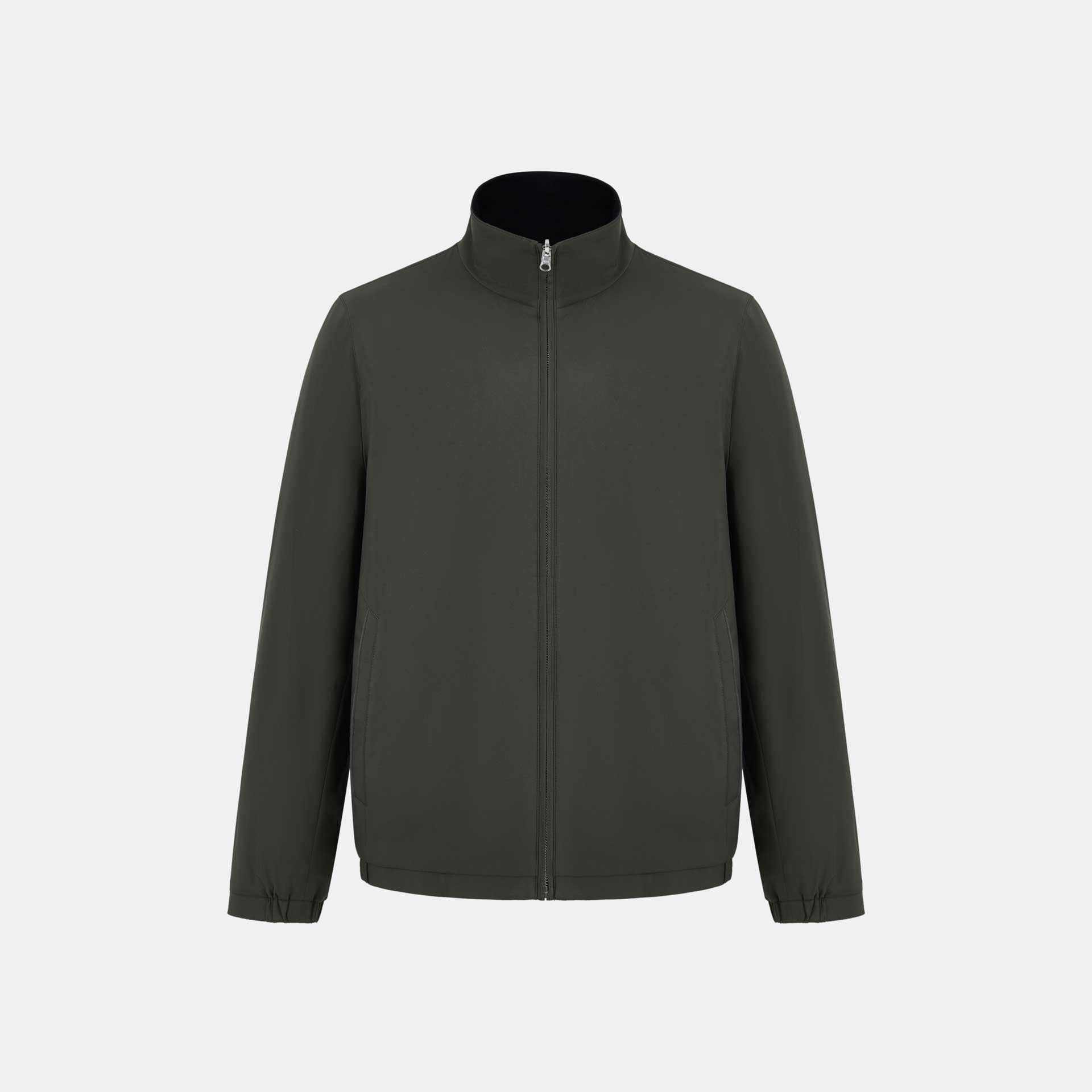 The Double Side Jacket - Green and Black