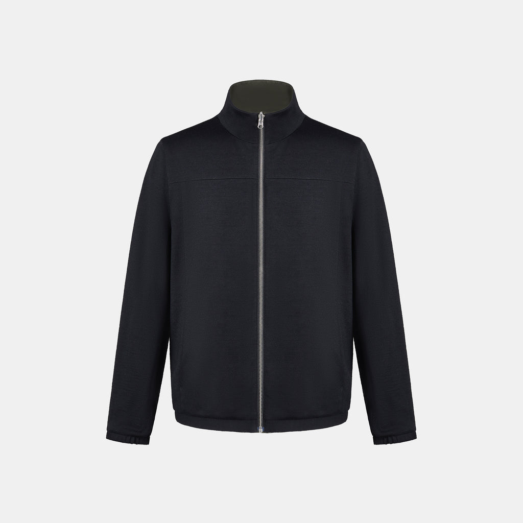 The Double Side Jacket - Green and Black