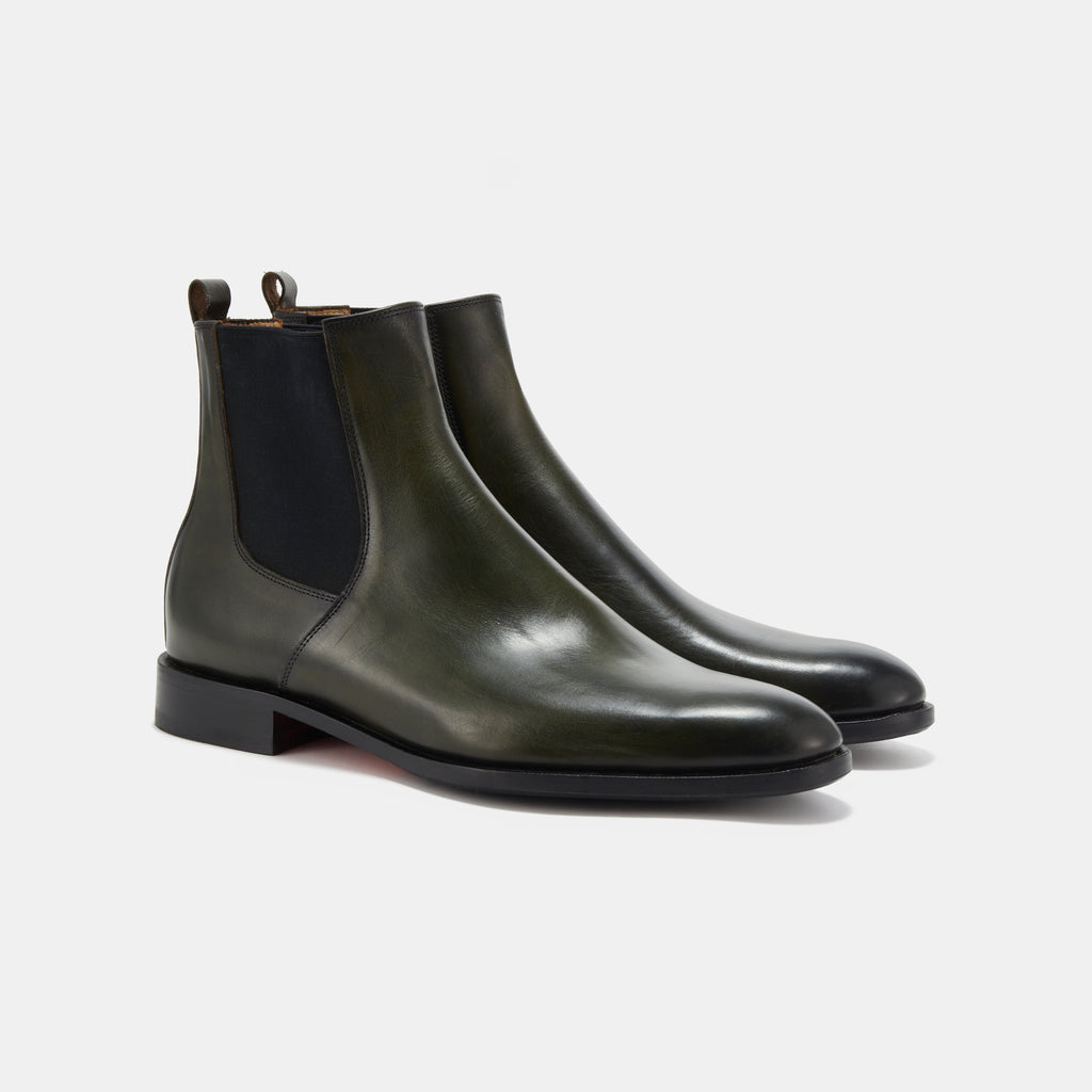 The Boots Rounded - Green Patina
