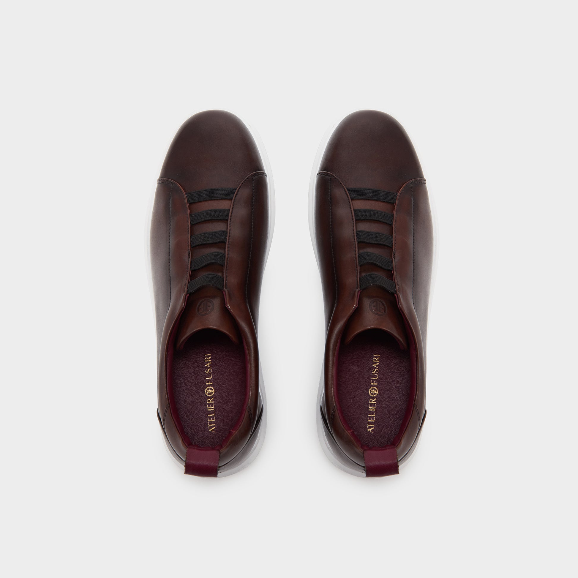 The Sneaker with Straps - Brown with Black Straps