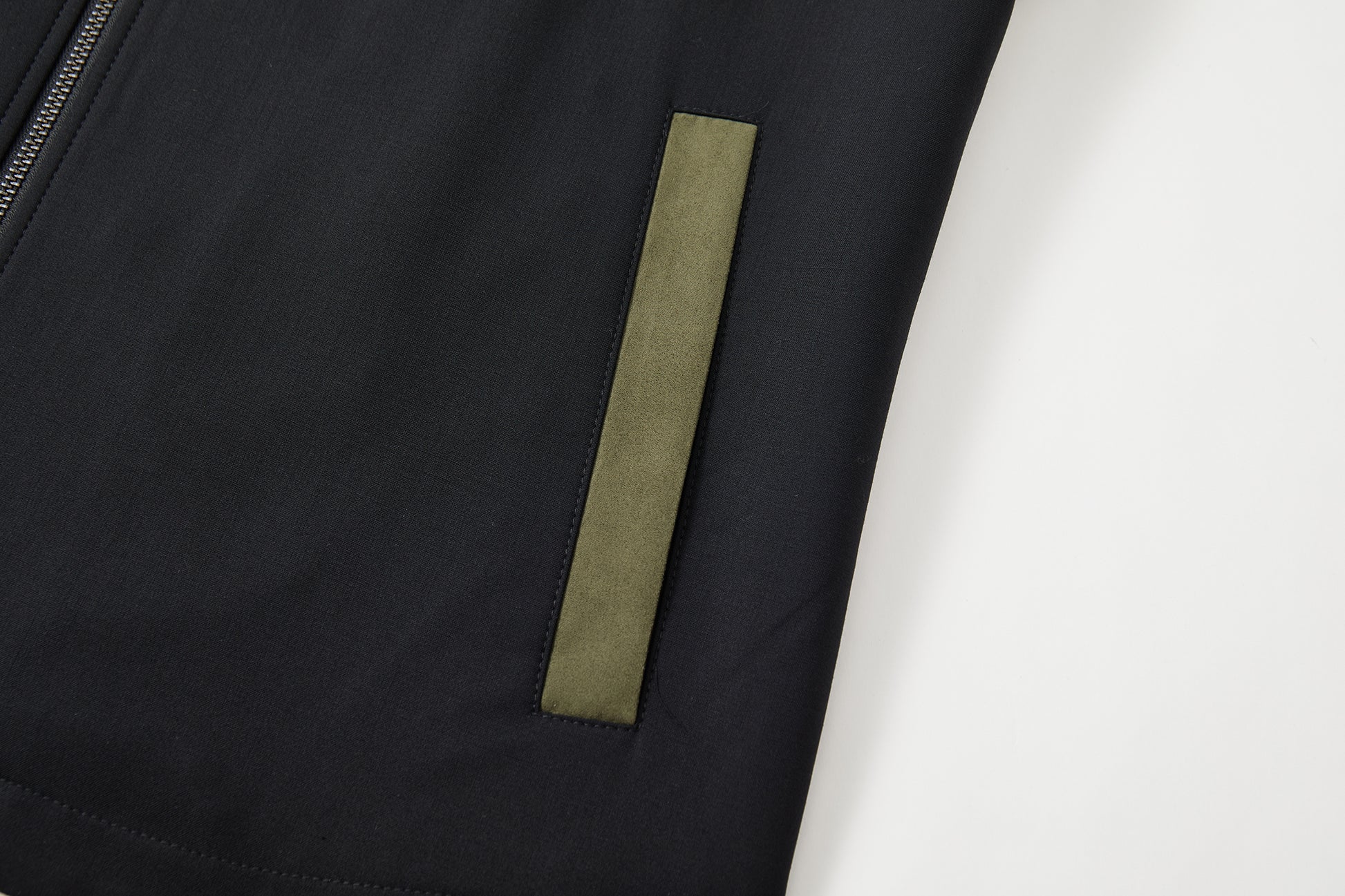 The Winter Vest - Black and Green