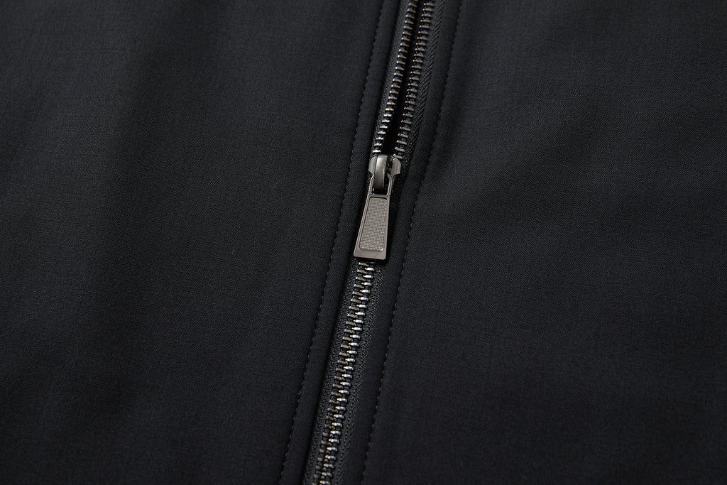 The Winter Vest - Black and Green