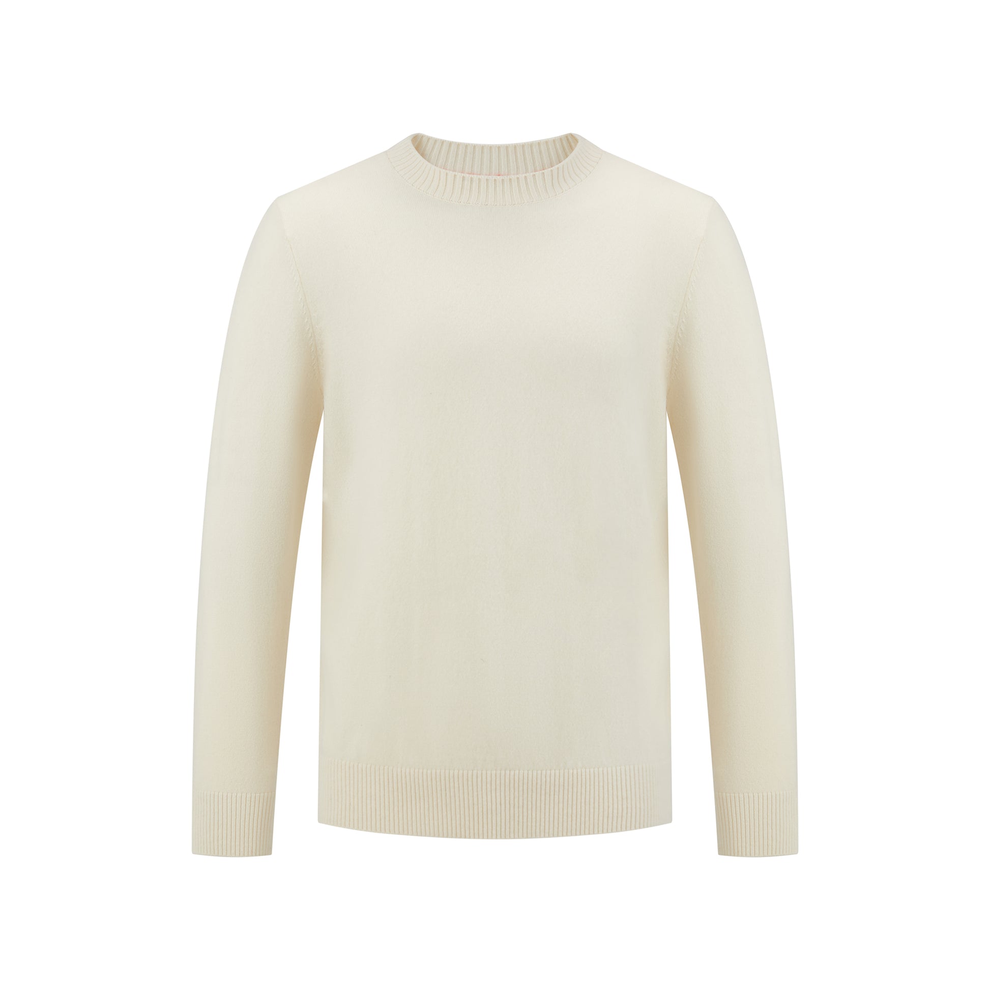 The Round Neck Sweater - Pale Yellow