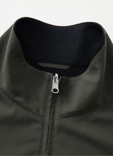 The Double Side Jacket - Green and Black