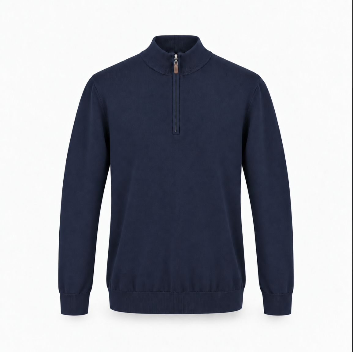 The Light Knit Quarter Zip - Navy