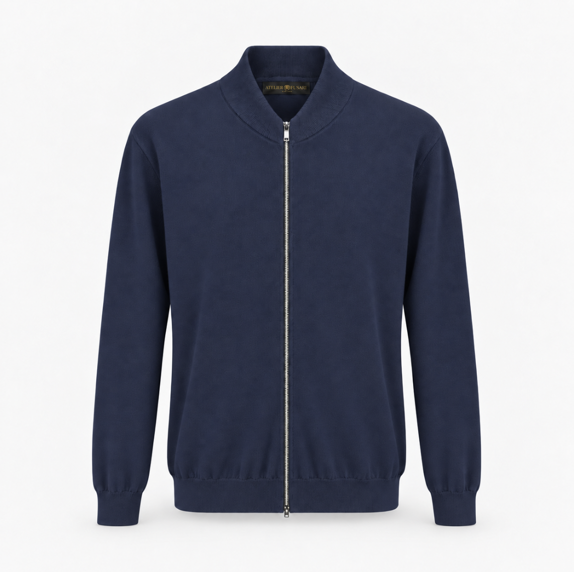 The Light Knit Full Zip - Navy