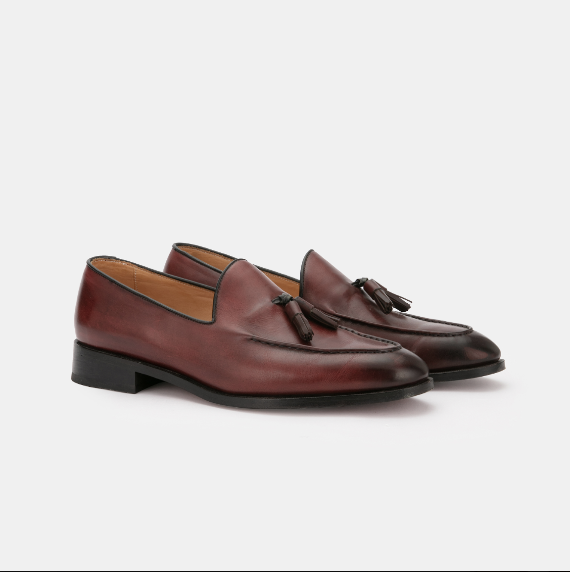 The Tassel Loafer - Burgundy Leather