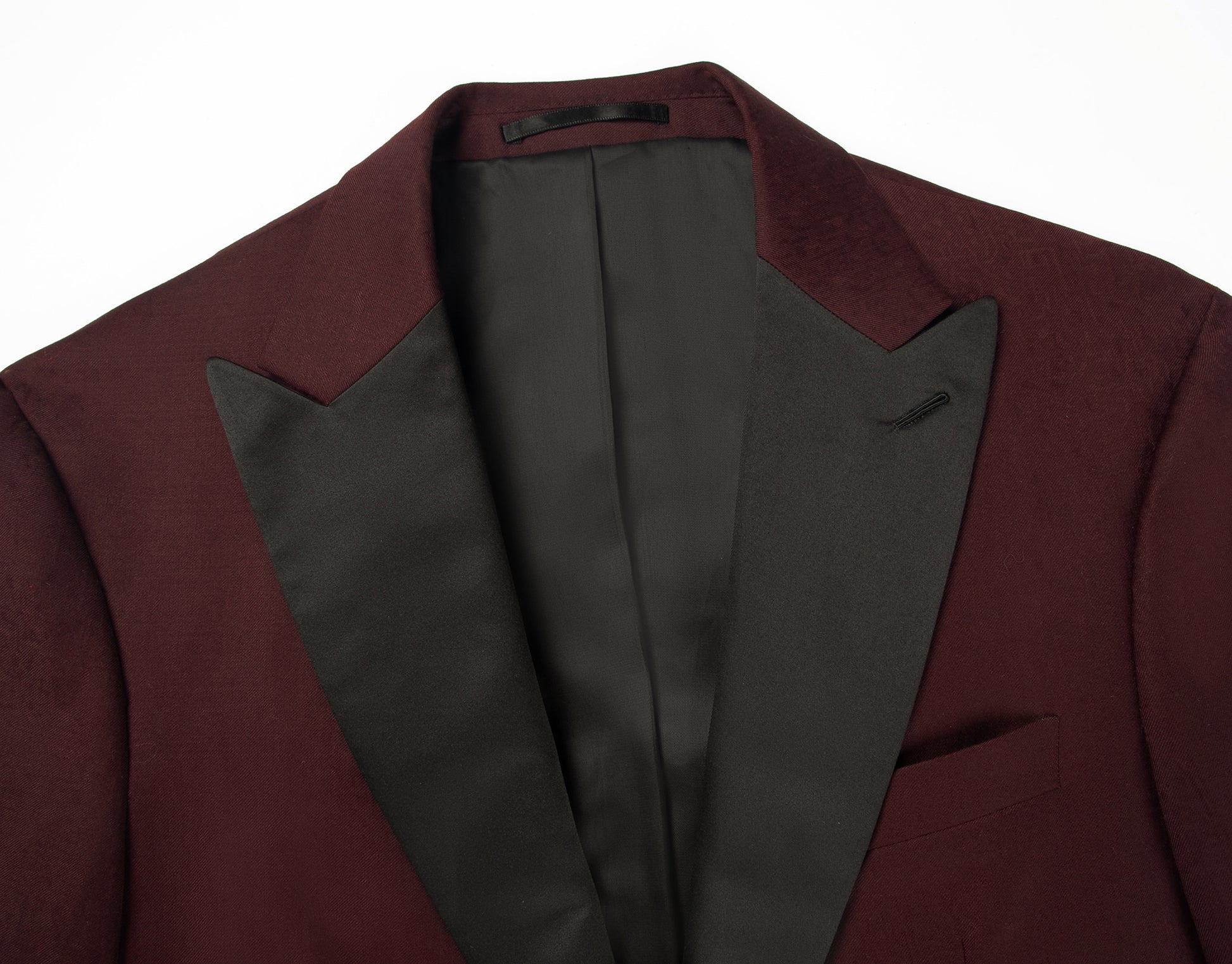 The Single Breasted Peak - Burgundy