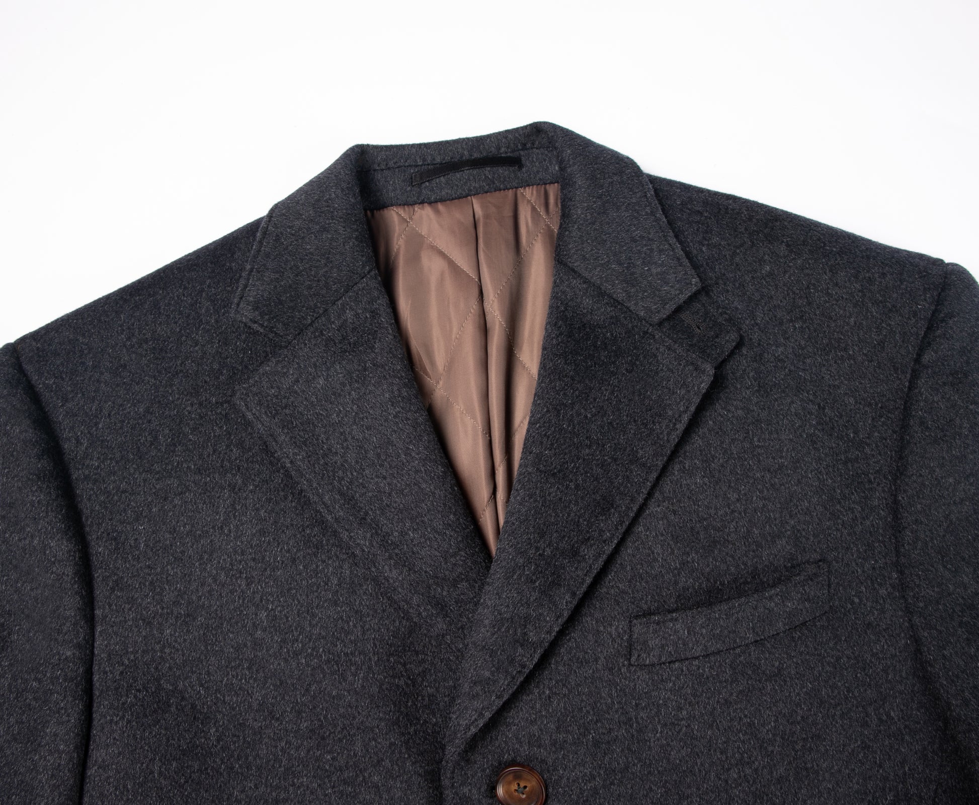 The Notch Coat - Grey Cachemire