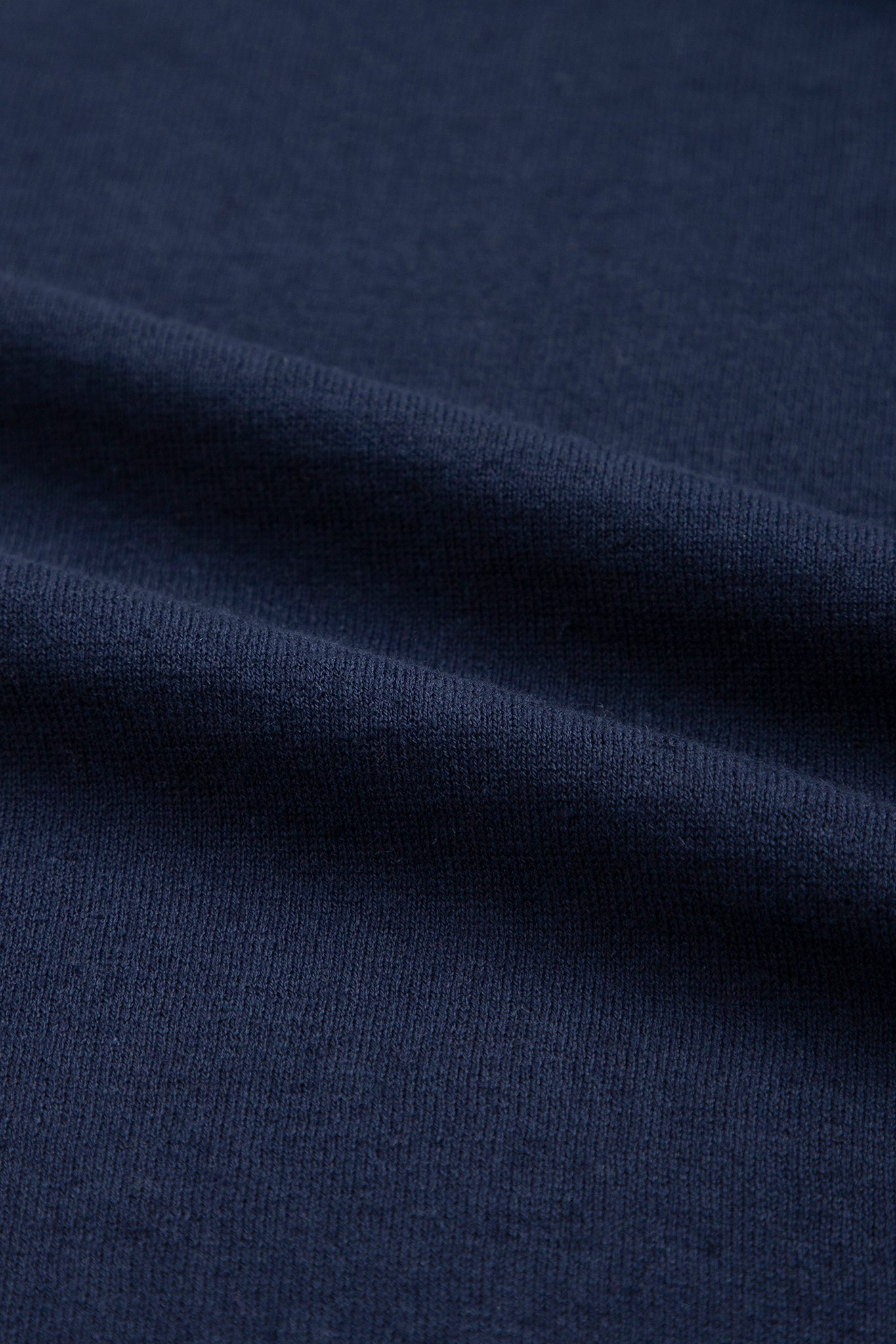 The Zipper Sweater - Navy with White Zipper