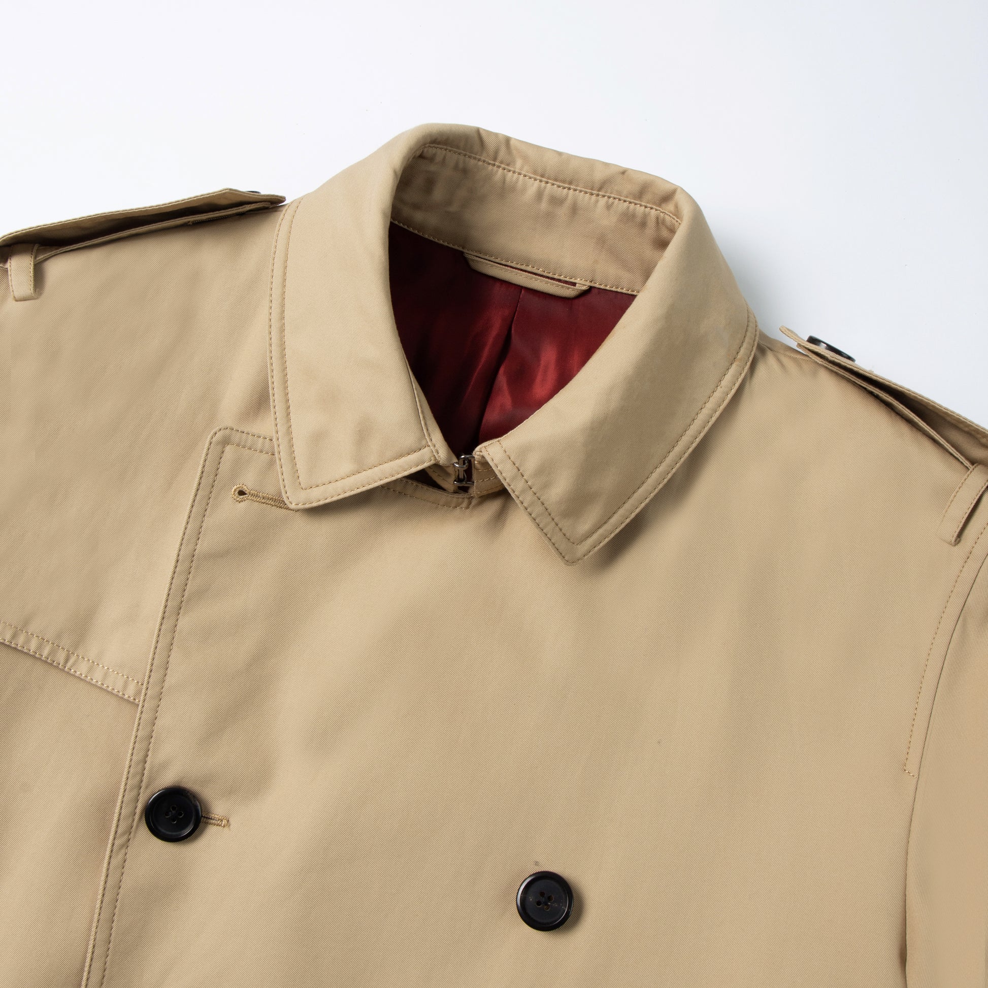 The Double Breasted Trench - Beige