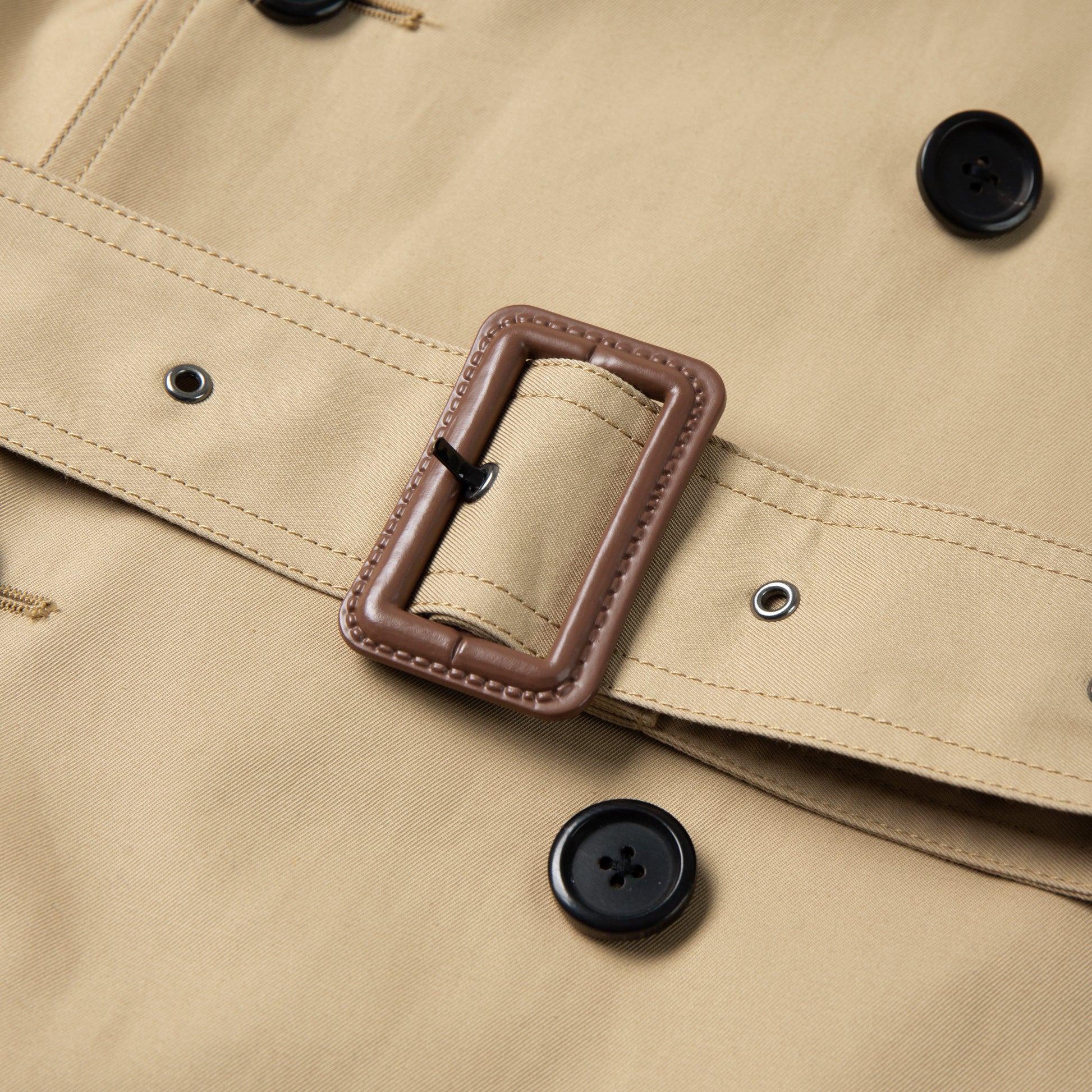 The Double Breasted Trench - Beige