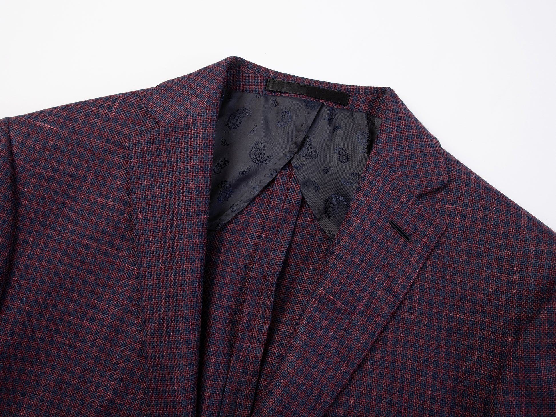 The Notch - Burgundy with Plaids