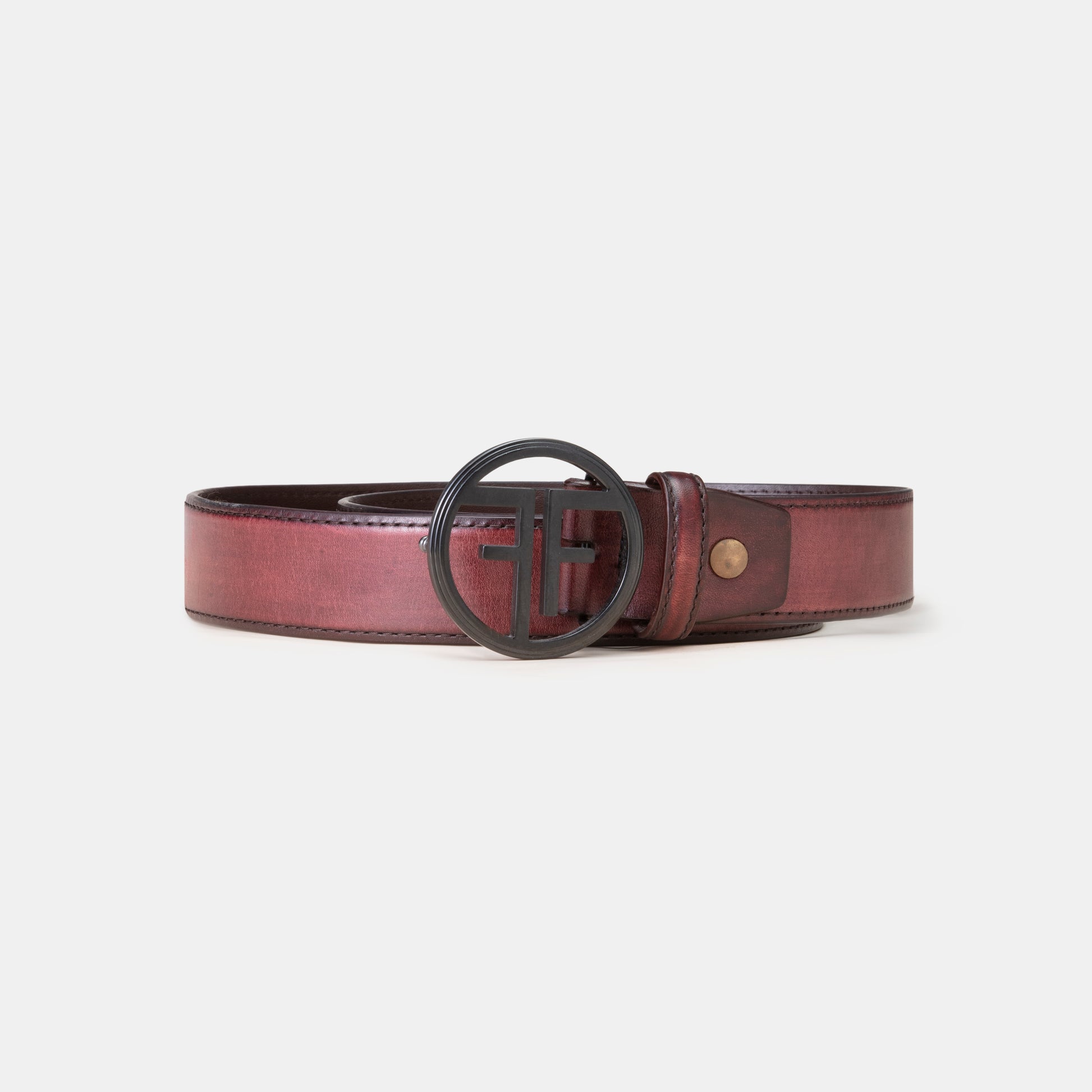 The Belt with Logo - Red