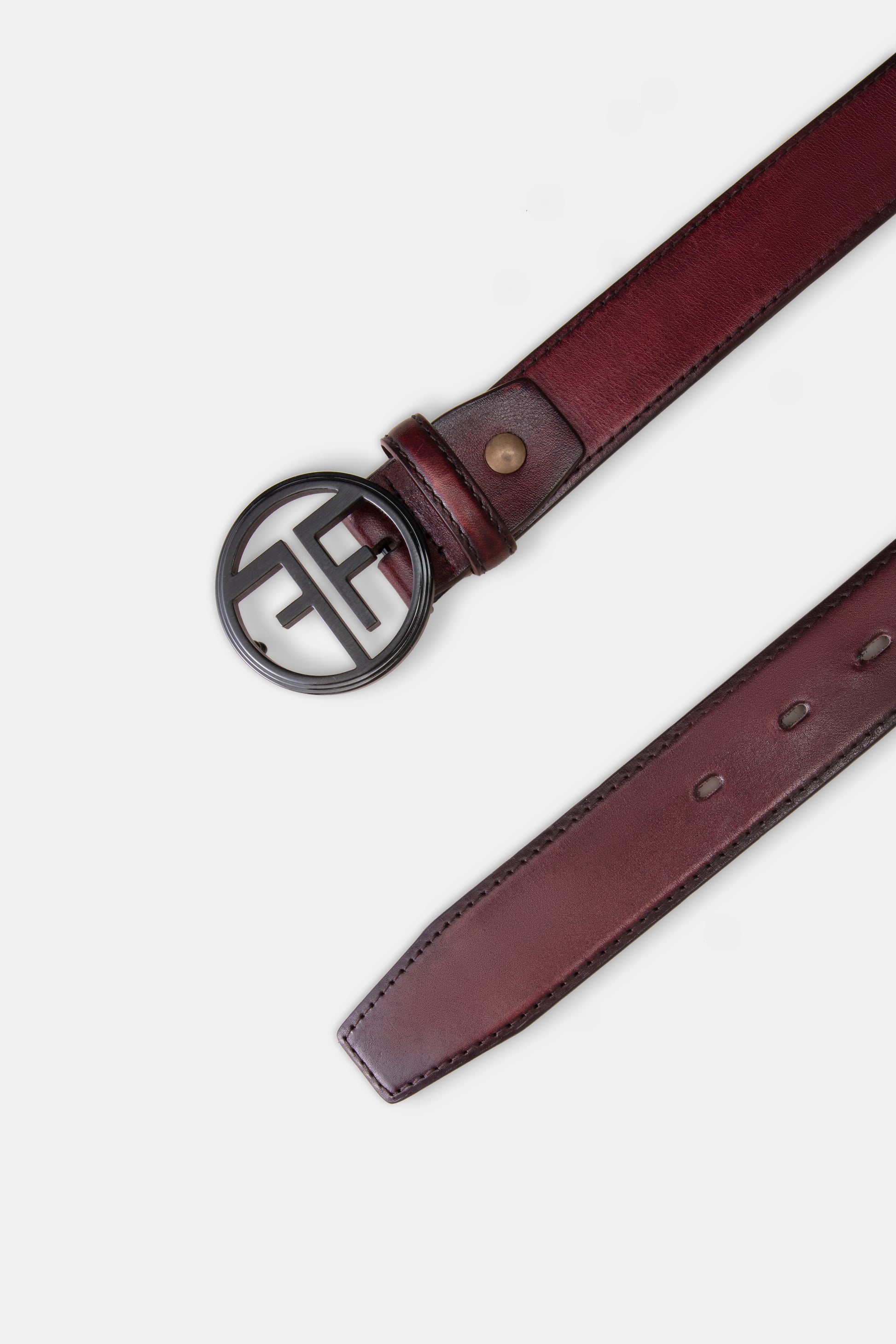 The Belt with Logo - Red