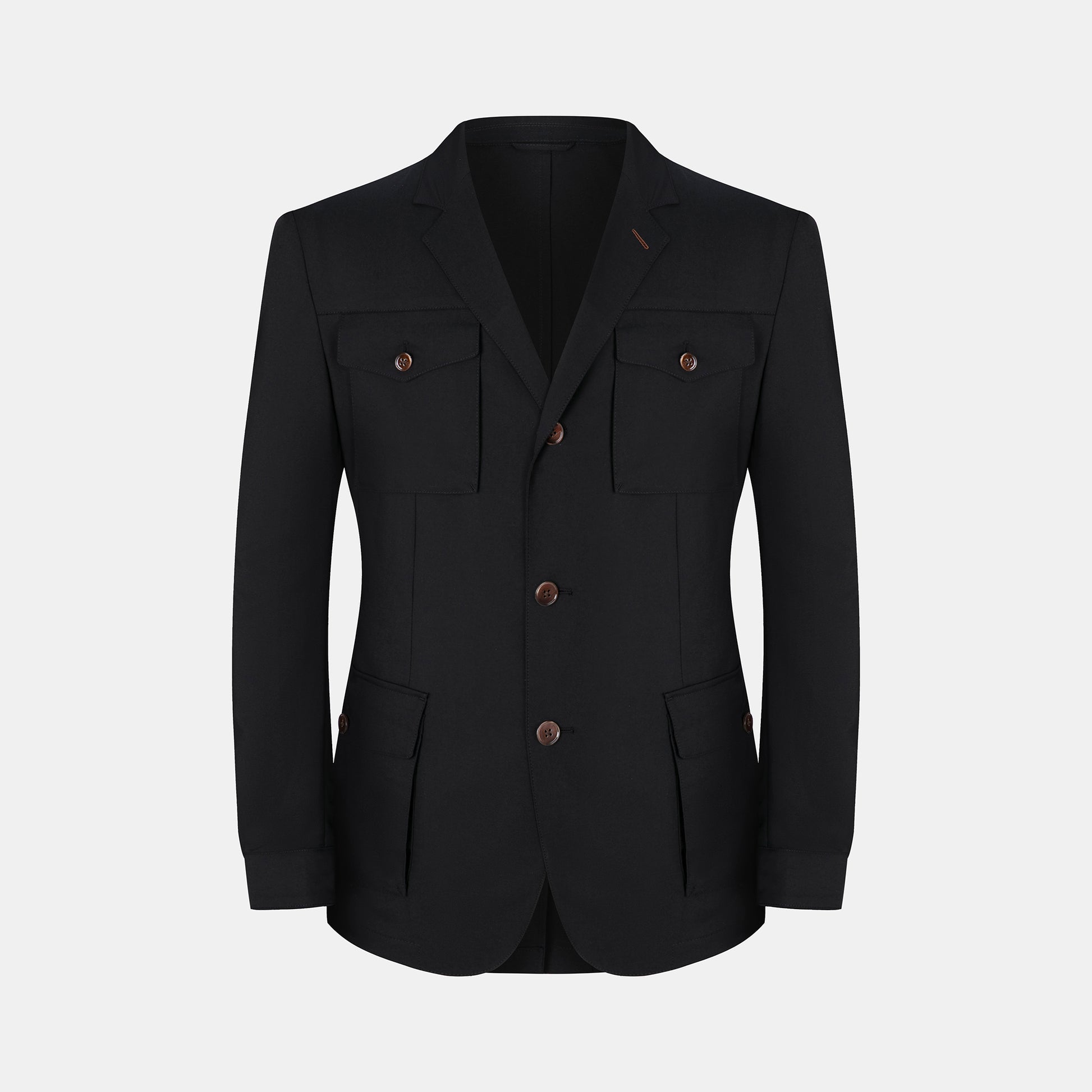The Safari Blazer - Black