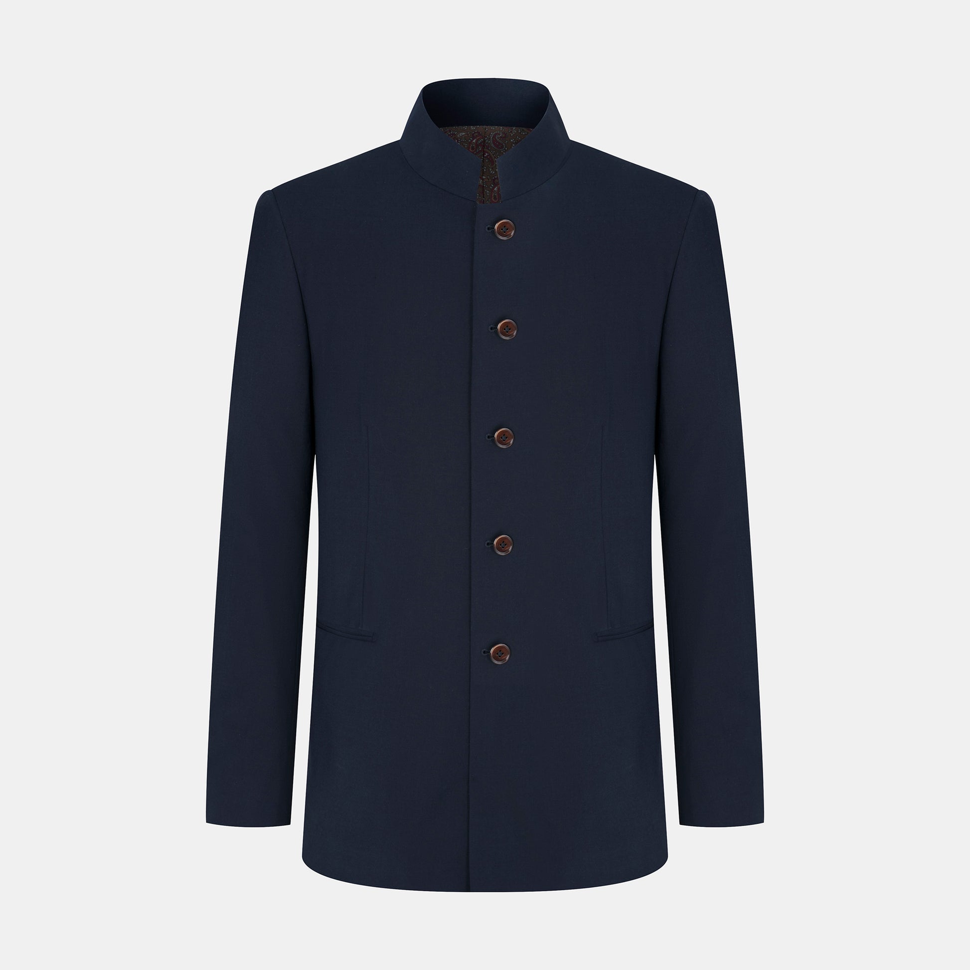 The Mao Blazer - Dark Blue