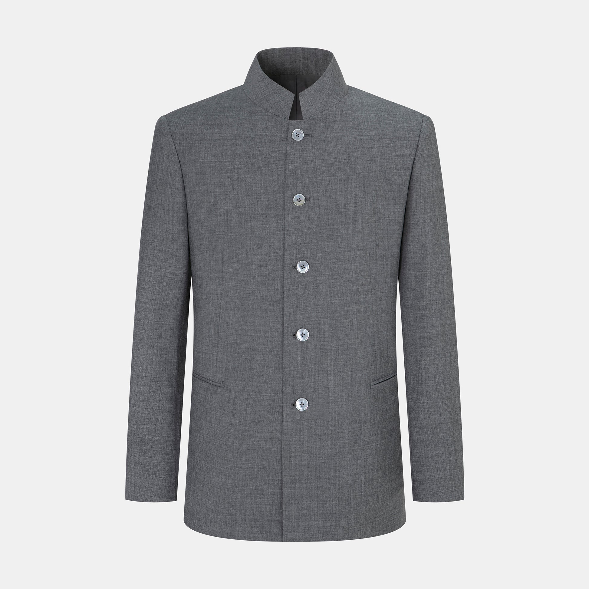 The Mao Blazer - Grey