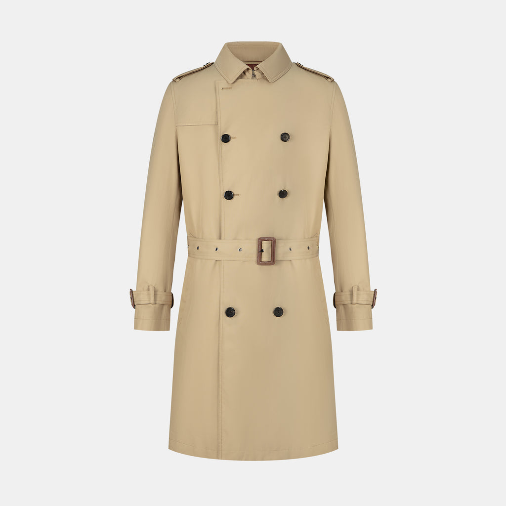 The Double Breasted Trench - Beige