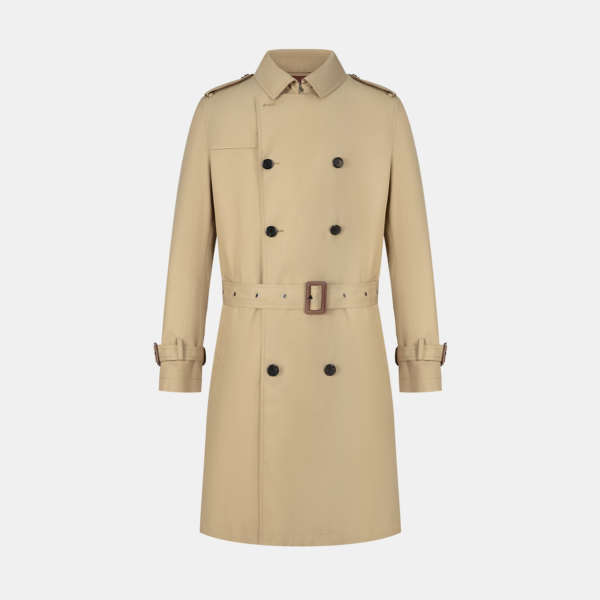 The Double Breasted Trench - Beige