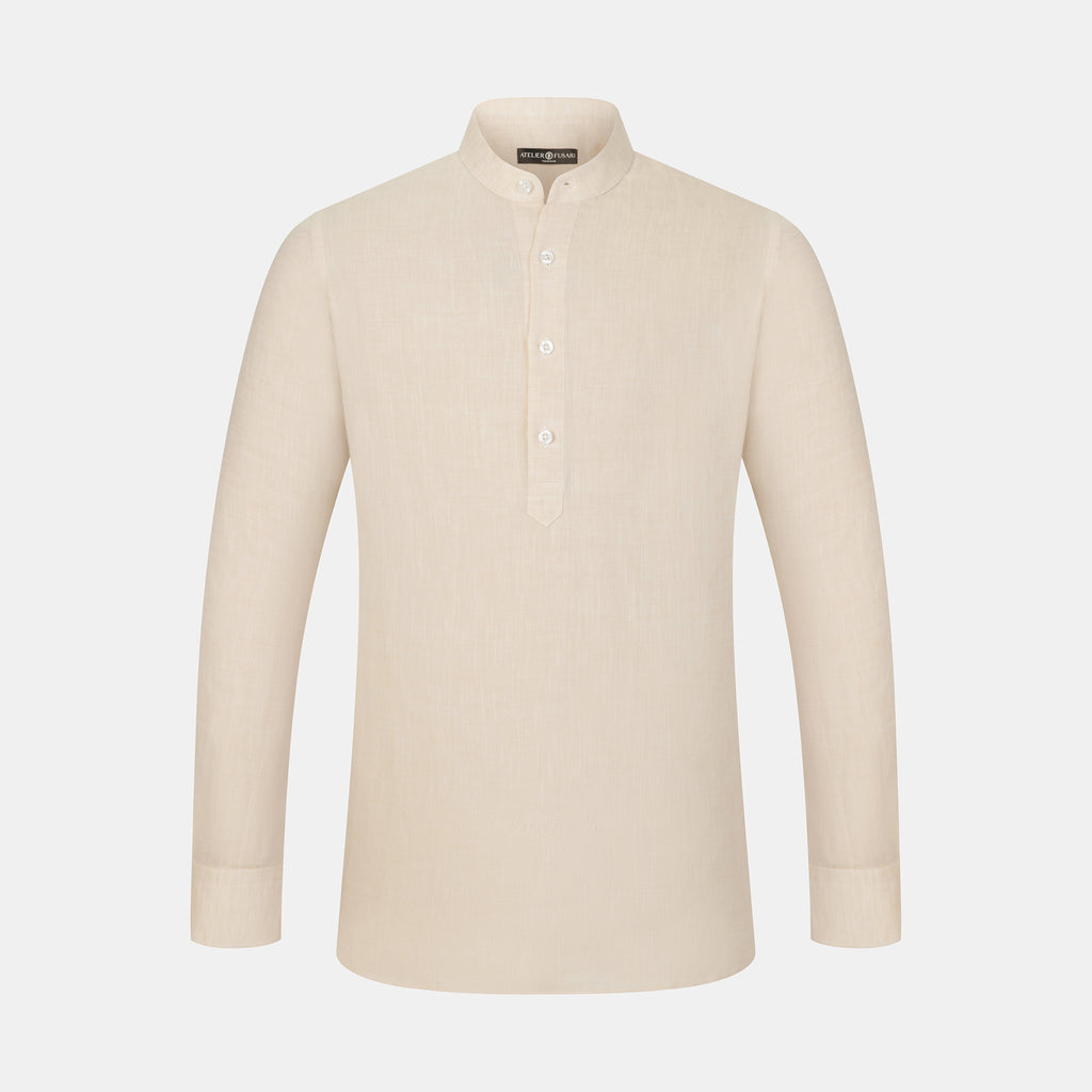 The Mao with Half Closing - Beige