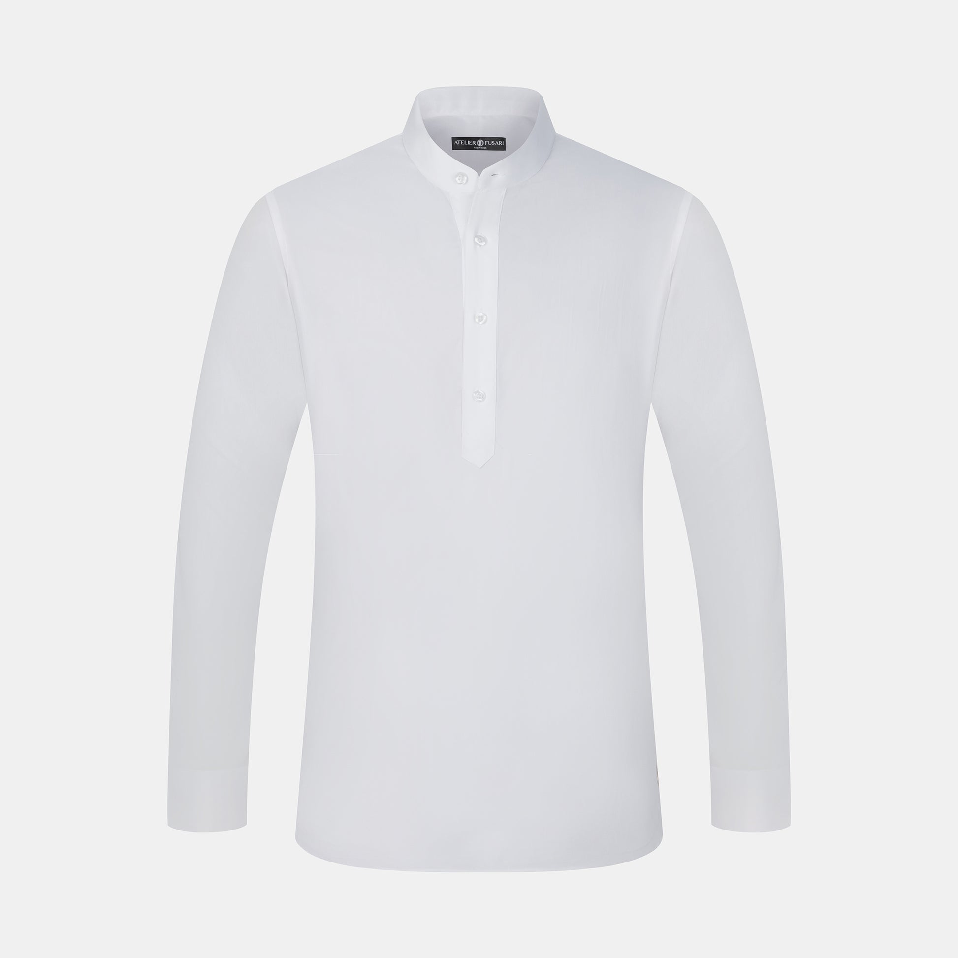 The Mao with Half Closing - White