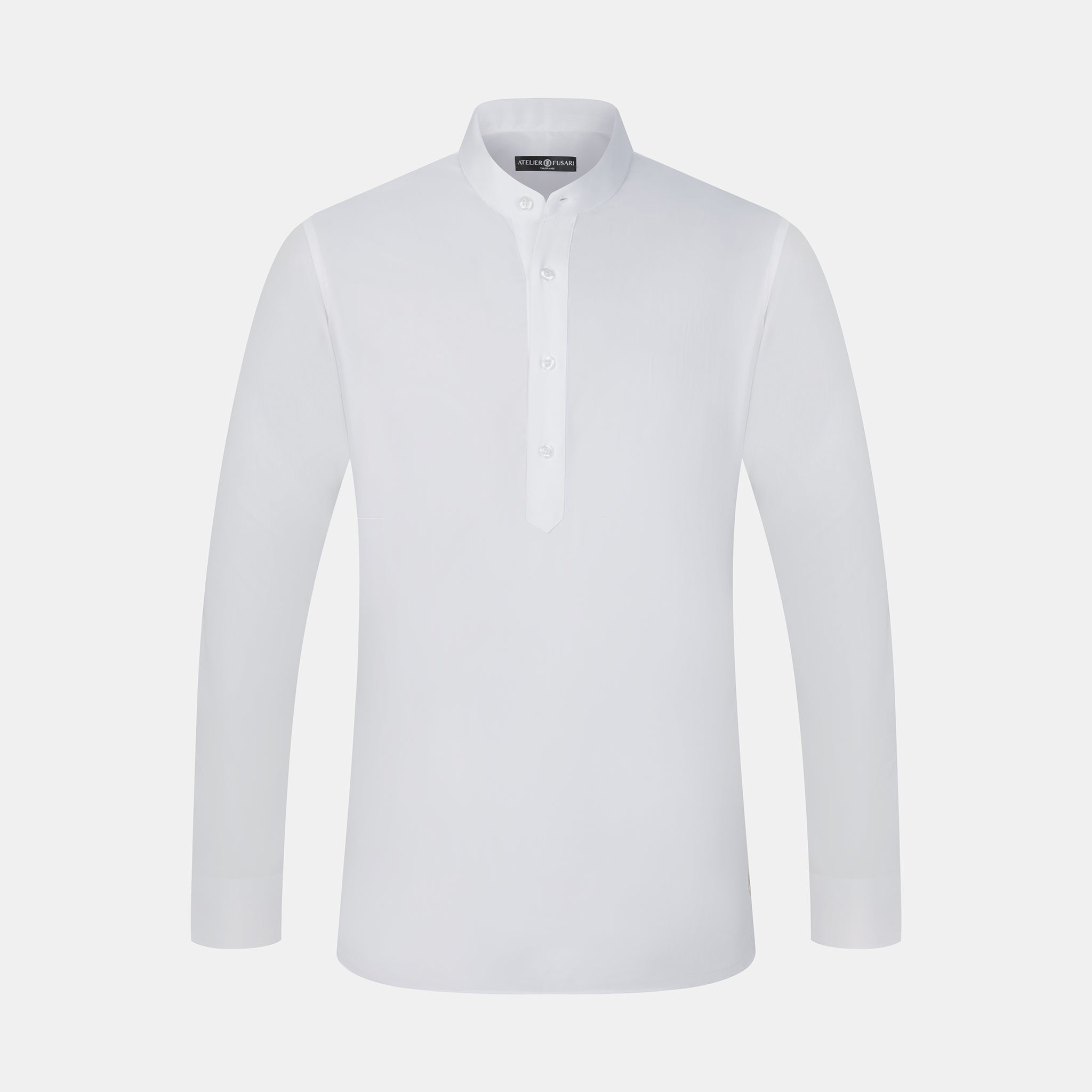 The Mao with Half Closing - White