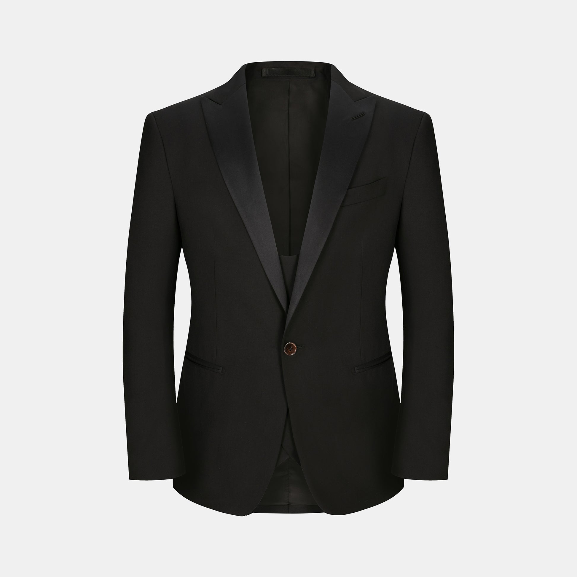 The Single Breasted Peak - Black