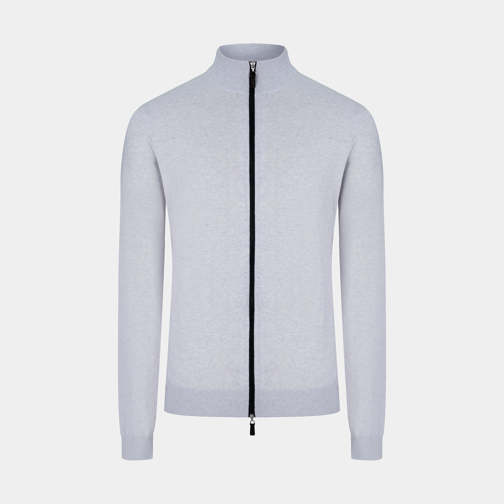 The Zipper Sweater - White