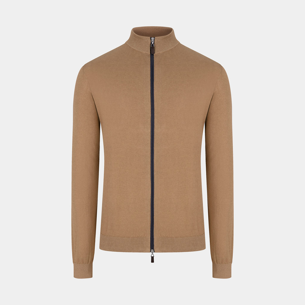 The Zipper Sweater - Brown