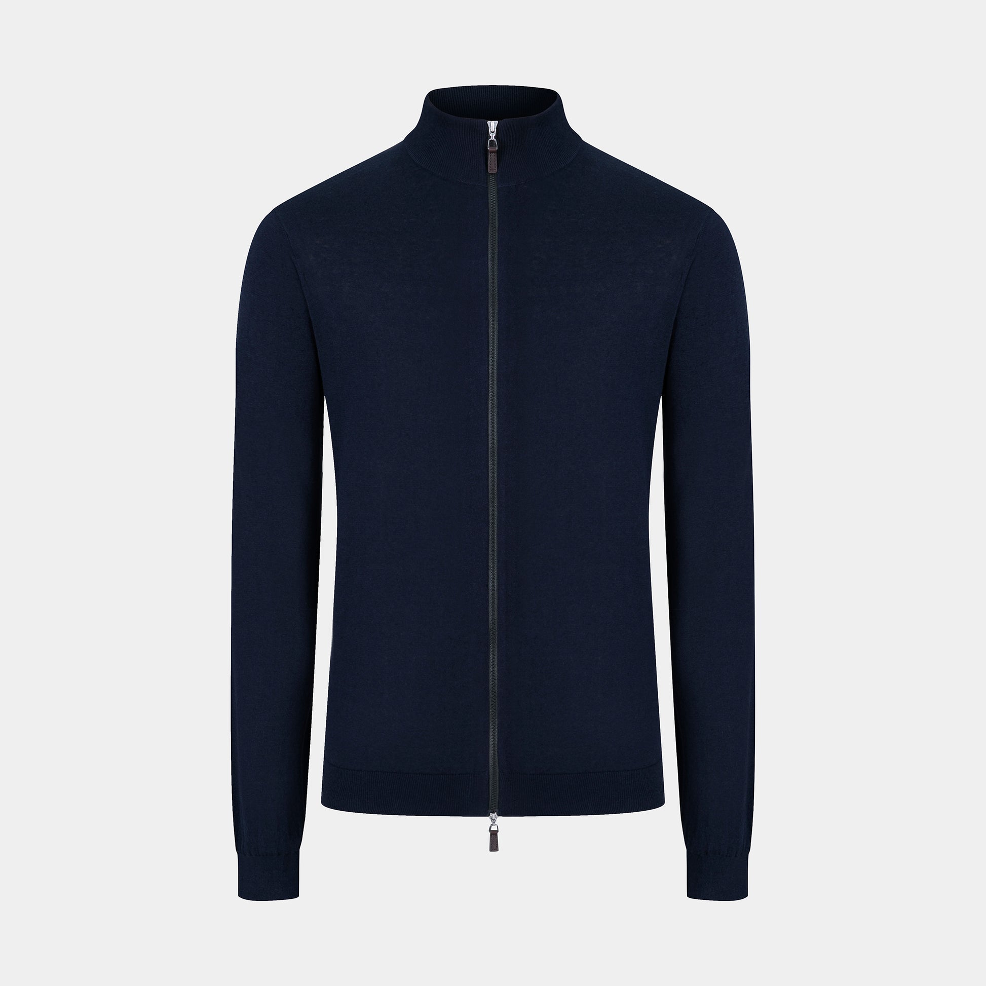 The Zipper Sweater - Navy with Navy Zipper