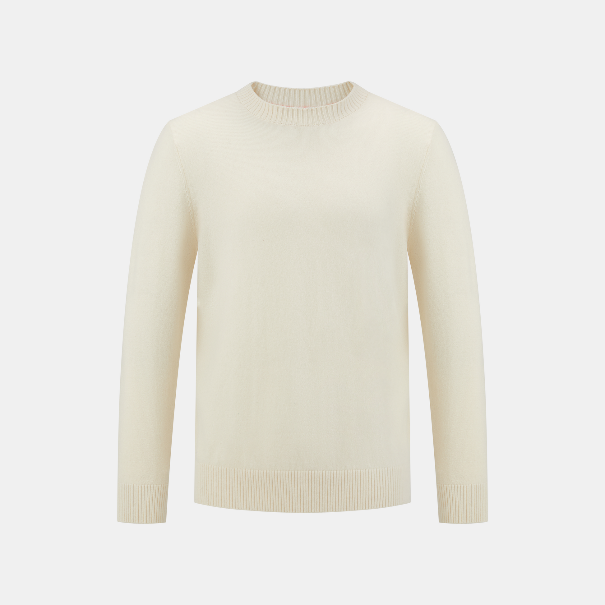 The Round Neck Sweater - Pale Yellow
