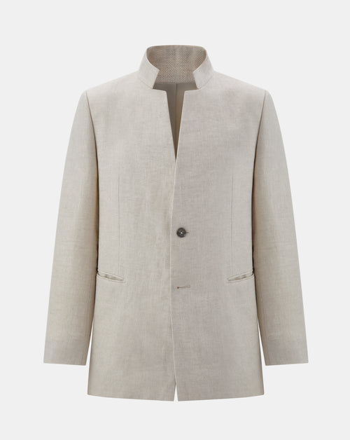 The Mao Blazer - Beige