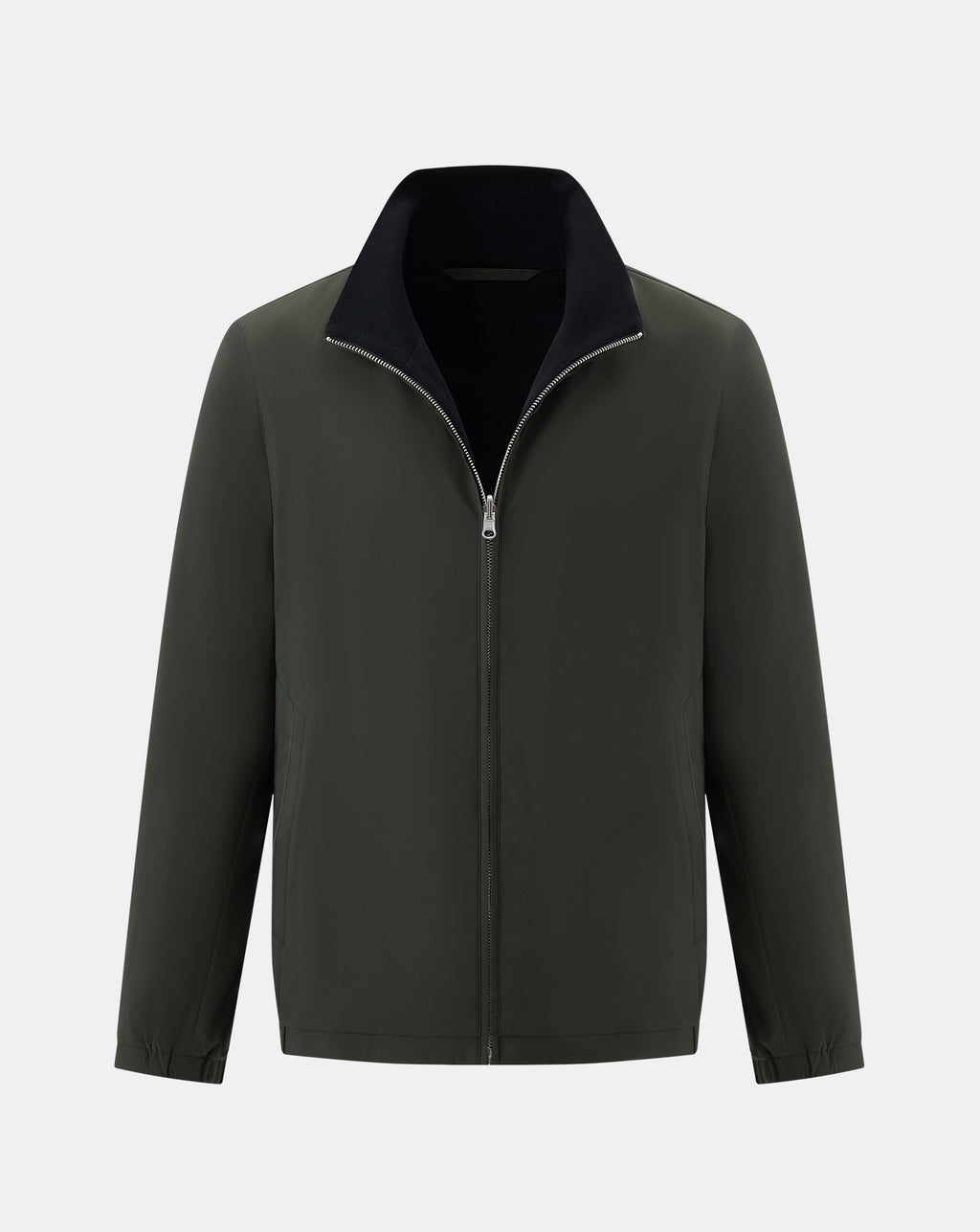 The Winter Double Side Jacket - Green and Black