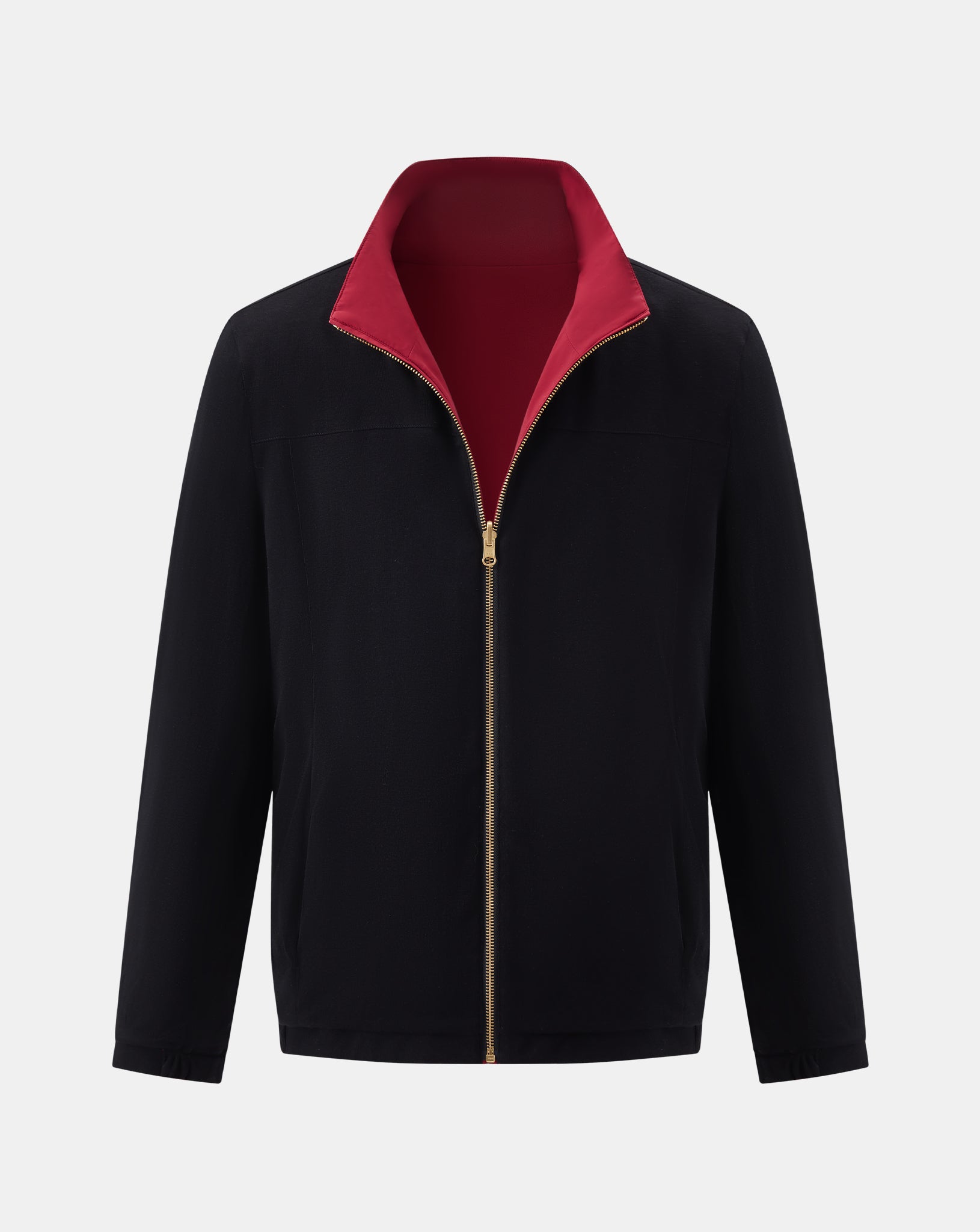 The Winter Double Side Jacket - Red and Black