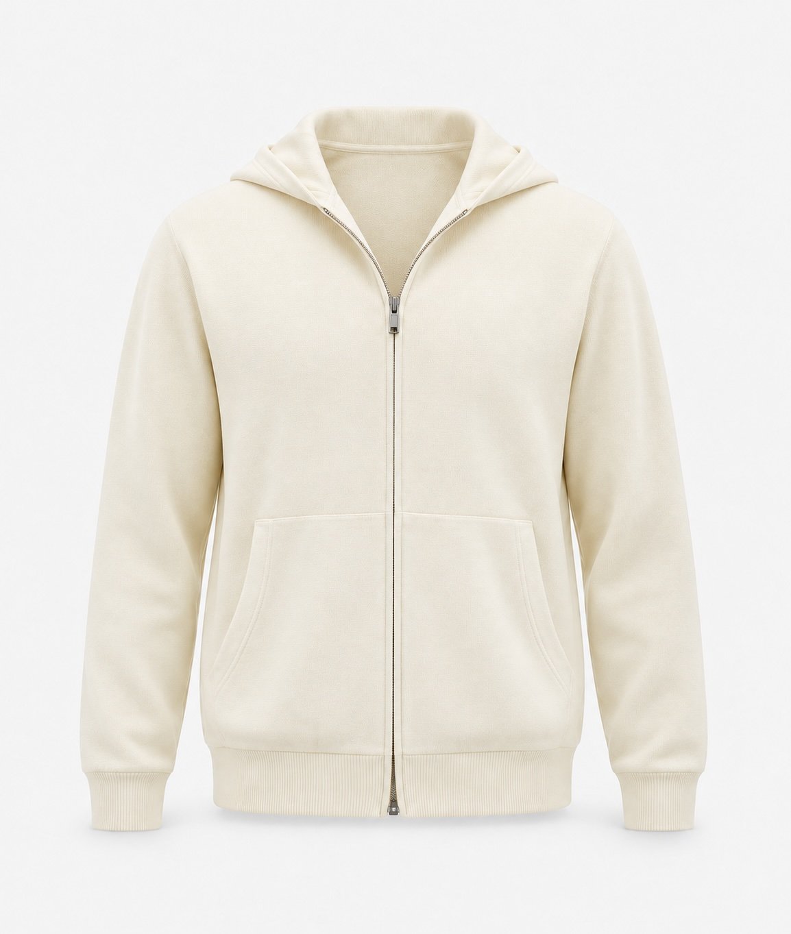 The Hooded Jogger Jacket - White