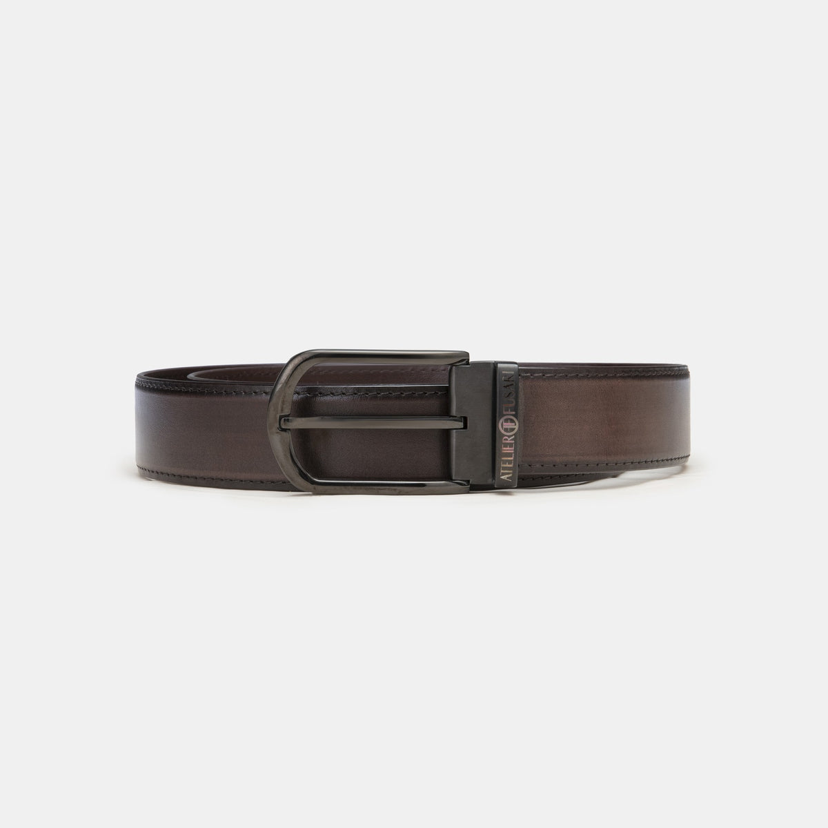 The Belt with Black Needle - Brown