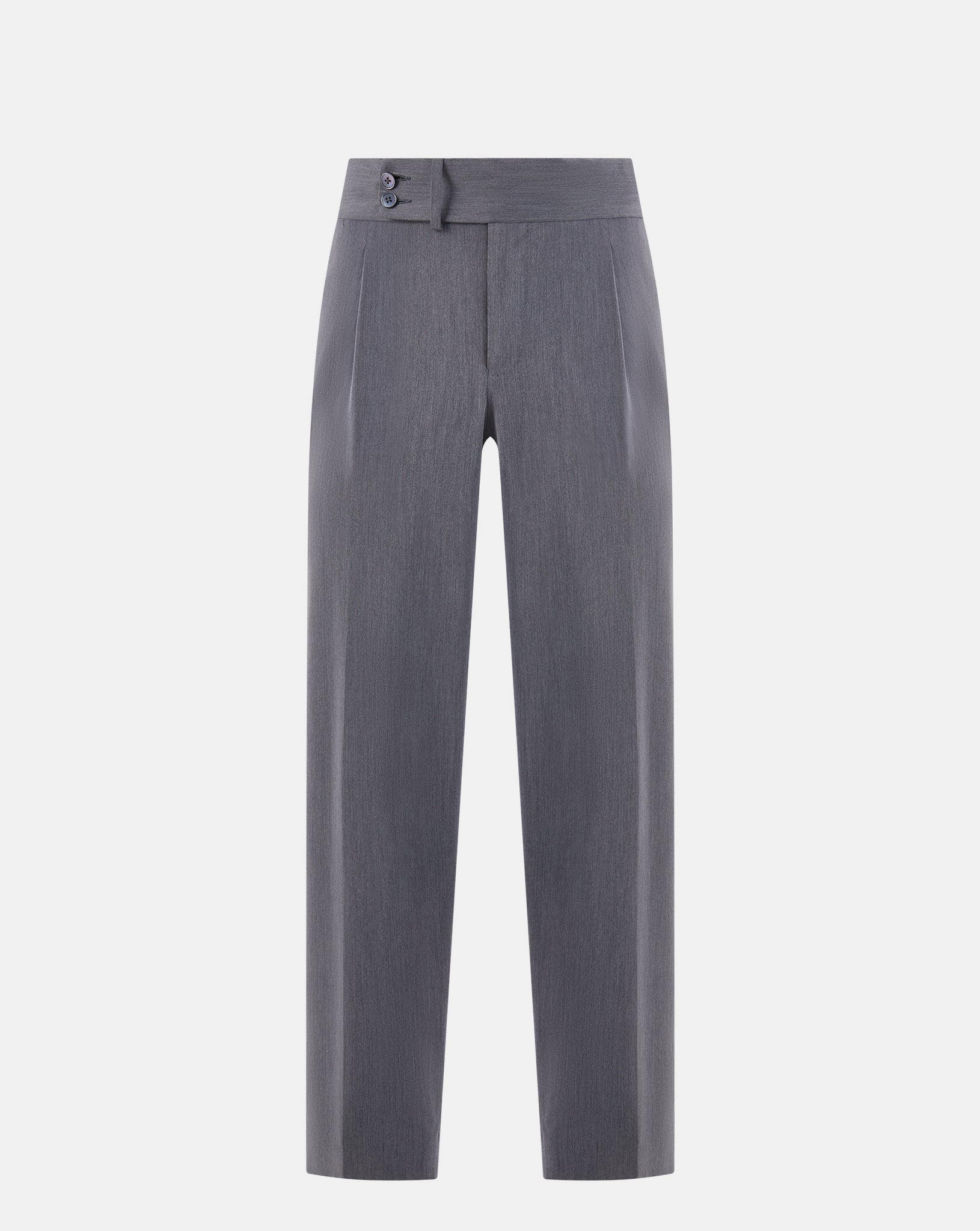 The Straight Trousers - Silver Grey